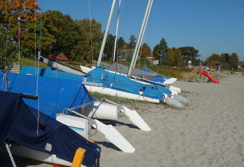 Boote am Strand